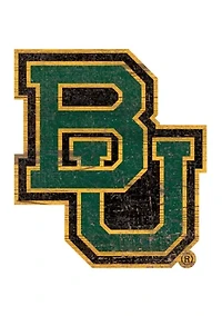 NCAA Baylor Bears Distressed Logo Cutout Sign
