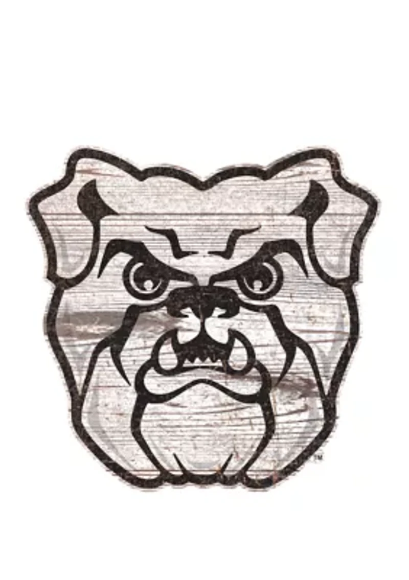 NCAA Butler Bulldogs Distressed Logo Cutout Sign