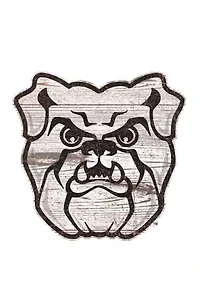 NCAA Butler  Bulldogs Distressed Logo Cutout Sign