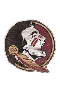 NCAA Florida State Seminoles Distressed Logo Cutout Sign