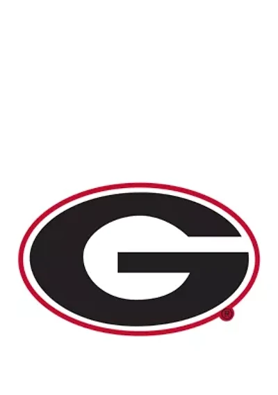 NCAA University of Georgia Bulldogs Distressed Logo Cutout Sign