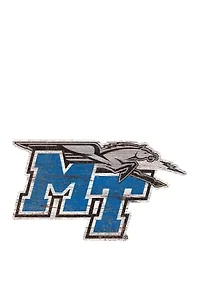 NCAA Middle Tennessee State Raiders  Distressed Logo Cutout Sign