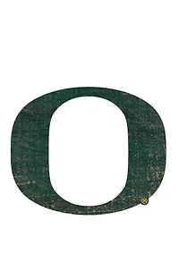 NCAA University of Oregon Ducks Distressed Logo Cutout Sign