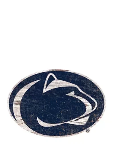 NCAA Penn State University Nittany Lions Distressed Logo Cutout Sign