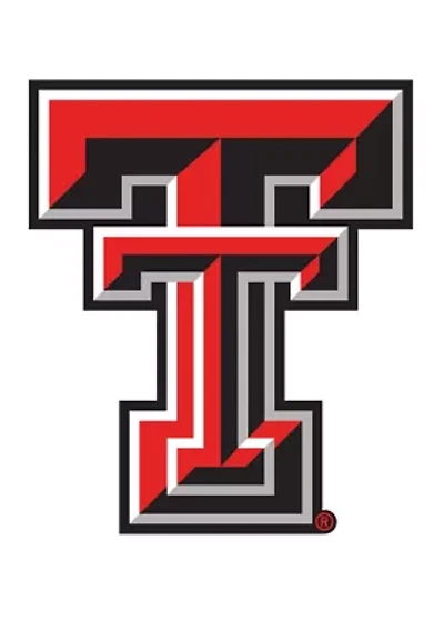 NCAA Texas Tech University Red Raiders Distressed Logo Cutout Sign