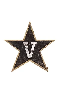 NCAA Vanderbilt University Commodores Distressed Logo Cutout Sign