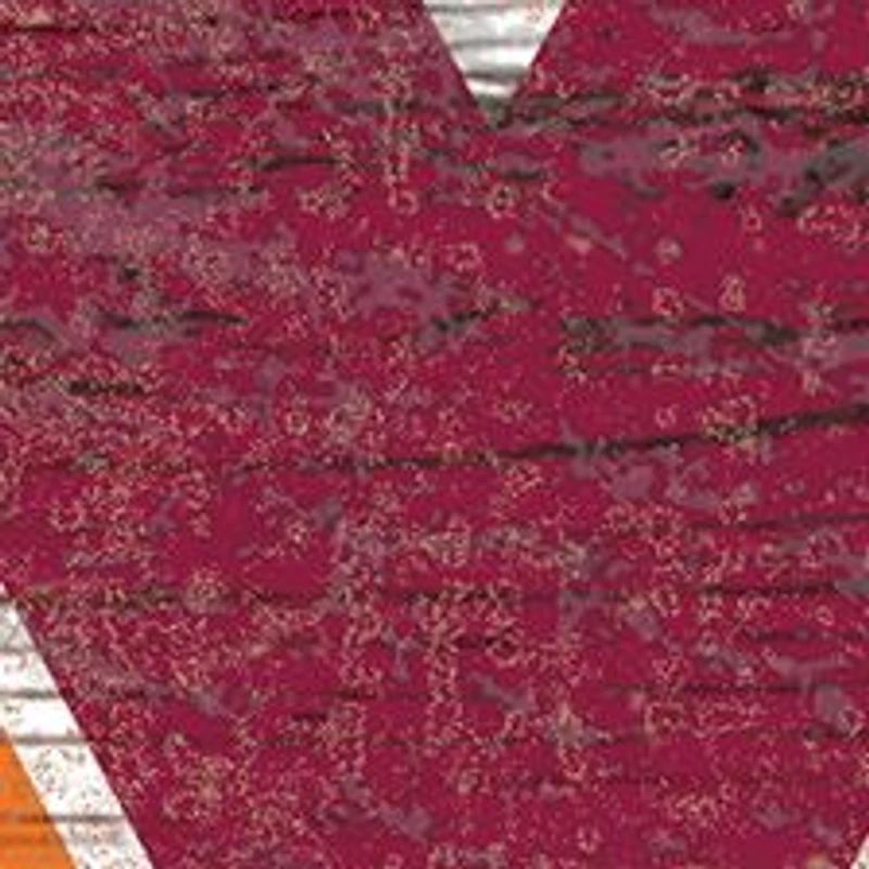 NCAA Virginia Tech University Hokies Distressed Logo Cutout Sign