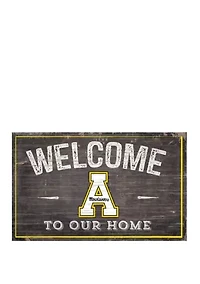 NCAA Appalachian State 11 in x 19 in Welcome to Our Home Sign