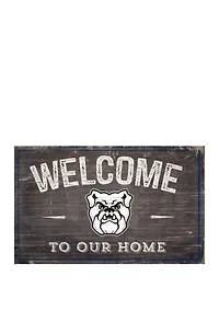 NCAA Butler Bulldogs 11 in x 19 in Welcome to Our Home Sign