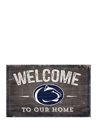 NCAA Penn State Nittany Lions 11 in x 19 in Welcome to Our Home Sign
