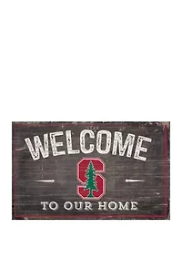 NCAA Stanford University Cardinals 11 in x 19 in Welcome to Our Home Sign