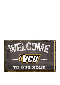 NCAA Virginia Commonwealth University Rams 11 in x 19 in Welcome to Our Home Sign