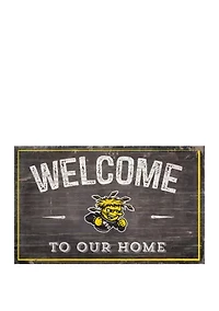 NCAA Wichita State University Shockers 11 in x 19 in Welcome to Our Home Sign