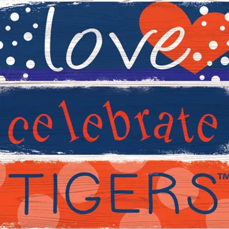 NCAA Auburn University Tigers 24 Inch Celebrations Stack Sign