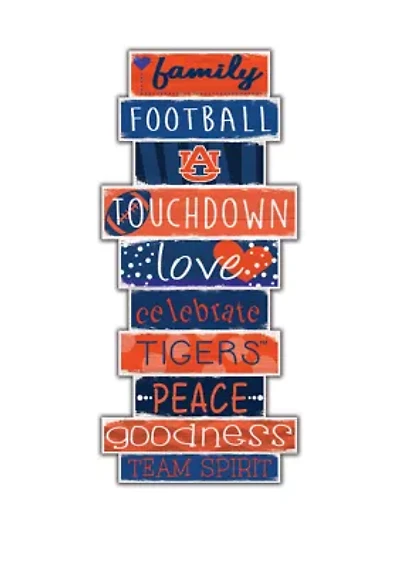 NCAA Auburn University Tigers 24 Inch Celebrations Stack Sign