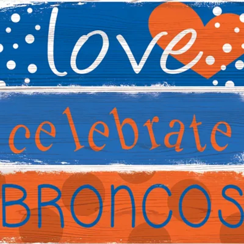 NCAA Boise State University Broncos 24 Inch Celebrations Stack Sign