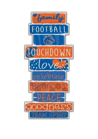 NCAA Boise State University Broncos 24 Inch Celebrations Stack Sign