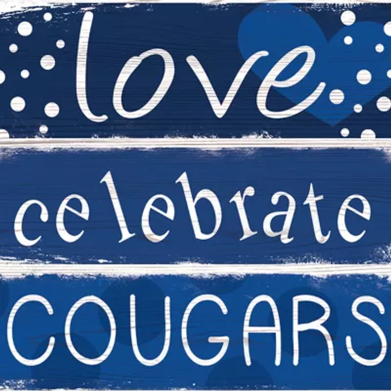 NCAA BYU Cougars 24 Inch Celebrations Stack Sign