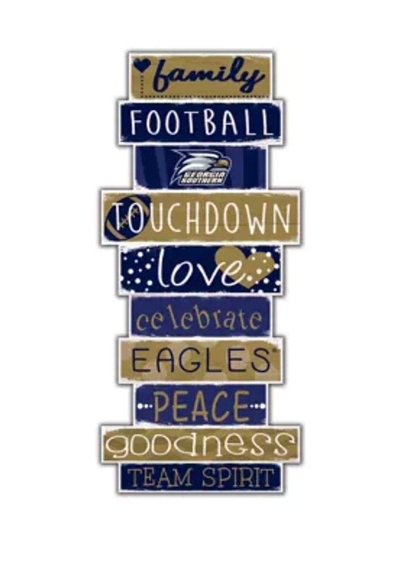 NCAA Georgia Southern University Eagles 24 Inch Celebrations Stack Sign