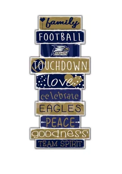 NCAA Georgia Southern University Eagles 24 Inch Celebrations Stack Sign