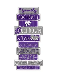 NCAA Kansas State University Wildcats 24 Inch Celebrations Stack Sign