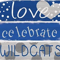 NCAA University of Kentucky Wildcats 24 Inch Celebrations Stack Sign