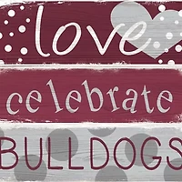 NCAA Mississippi State Bulldogs Celebrations Stack 24 Inch Sign