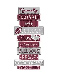 NCAA Mississippi State Bulldogs Celebrations Stack 24 Inch Sign