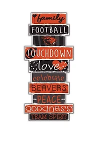 NCAA Oregon State Beavers Celebrations Stack 24 Inch Sign