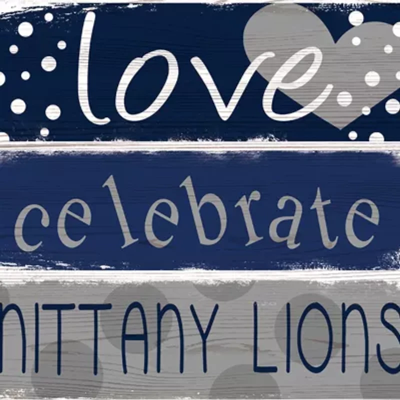 NCAA Penn State Nittany Lions 24 Inch Celebrations Stack Sign