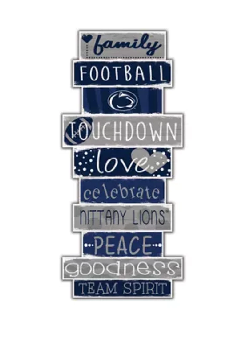 NCAA Penn State Nittany Lions 24 Inch Celebrations Stack Sign