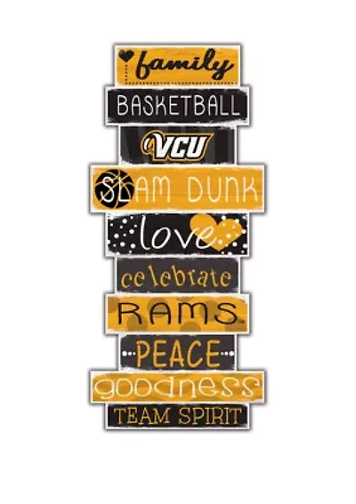 NCAA VCU Rams 24 Inch Celebration Stack Sign