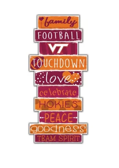 NCAA Virginia Tech Hokies 24 Inch Celebration Stack Sign