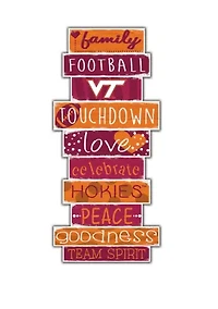 NCAA Virginia Tech Hokies 24 Inch Celebration Stack Sign