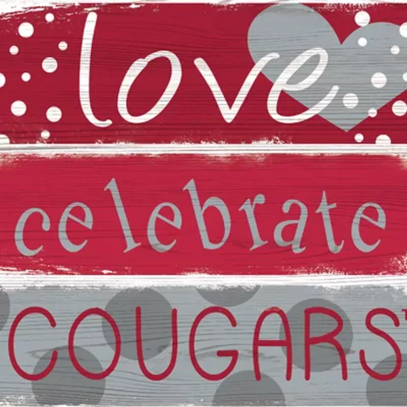 NCAA Washington State Cougars Celebrations Stack 24 Inch Sign
