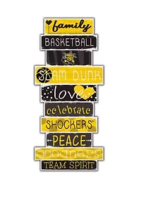 NCAA Wichita State Shockers 24 Inch Celebration Stack Sign