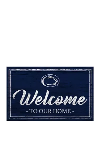 NCAA Penn State Nittany Lions 11 Inch x 19 Inch Team Color Welcome Sign