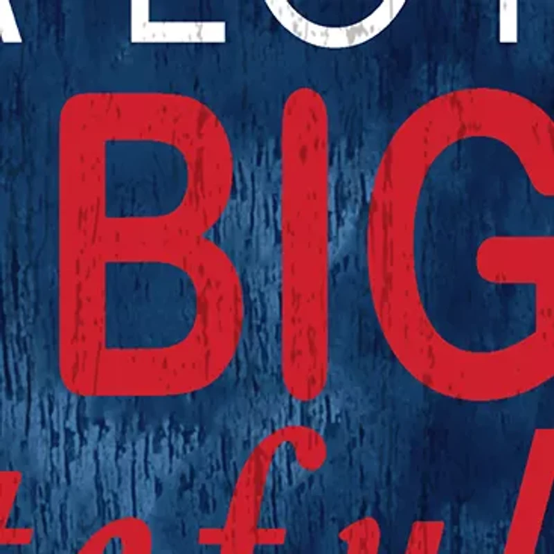 NHL Columbus Blue Jackets 11 in x 19 in In This House Sign