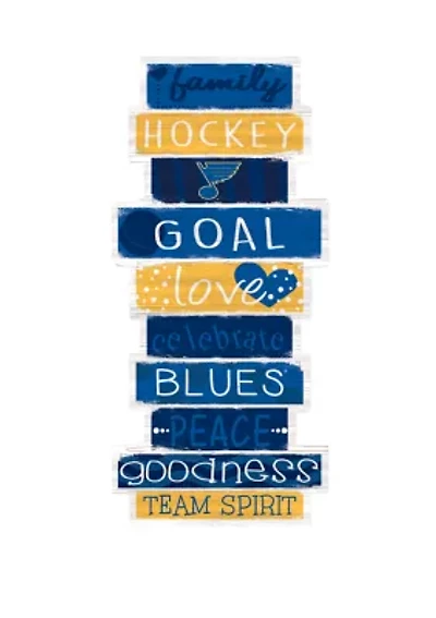 NHL St. Louis Blues 24 Inch Celebrations Stack Sign