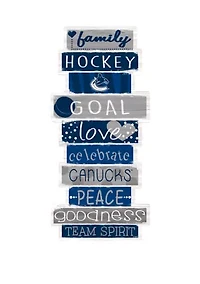 NHL Vancouver Canucks 24 Inch Celebrations Stack Sign