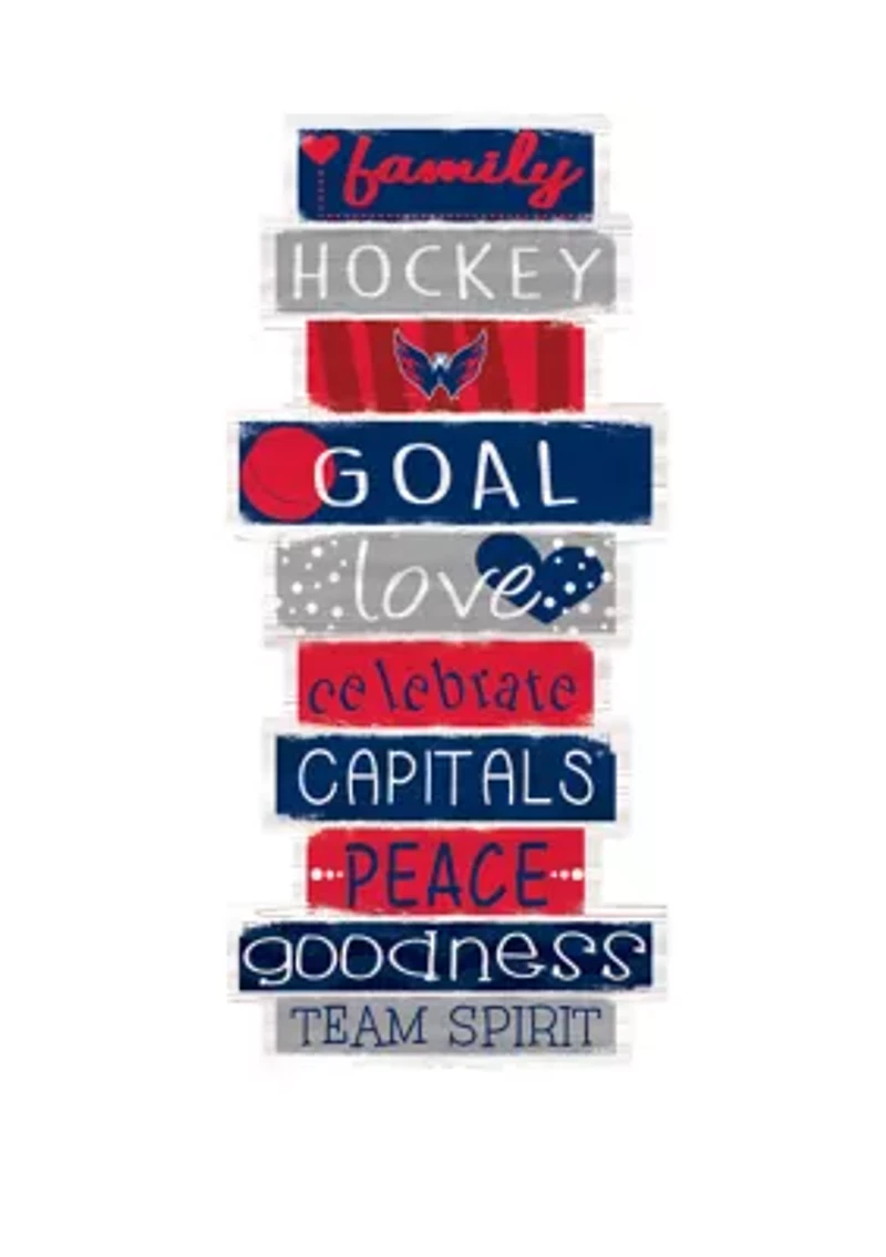 NHL Washington Capitals 24 Inch Celebrations Stack Sign