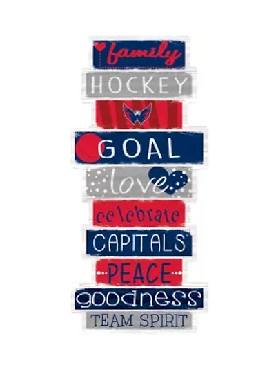NHL Washington Capitals 24 Inch Celebrations Stack Sign