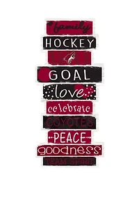 NHL Arizona Coyotes 24 Inch Celebrations Stack Sign