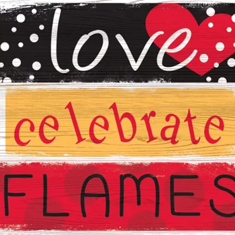 NHL Calgary Flames 24 Inch Celebrations Stack Sign