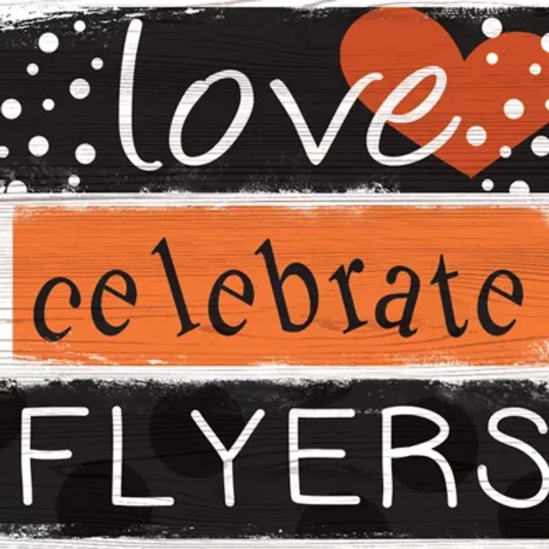 NHL Philadelphia Flyers 24 Inch Celebrations Stack Sign