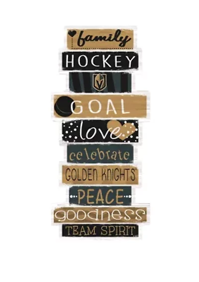 NHL Vegas Golden Knights 24 Inch Celebrations Stack Sign