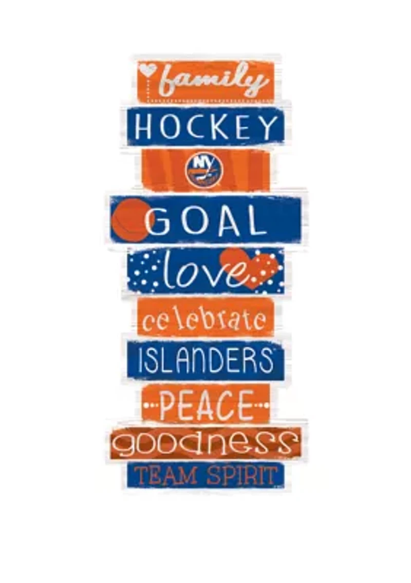 NHL New York Islanders 24 Inch Celebrations Stack Sign