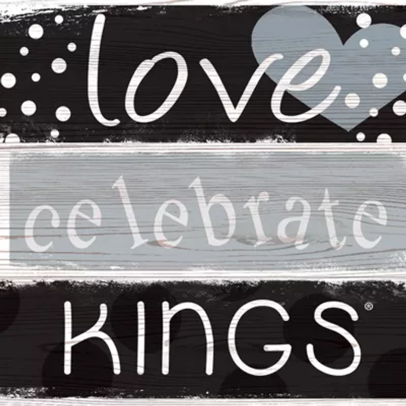 NHL Los Angeles Kings 24 Inch Celebrations Stack Sign