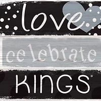 NHL Los Angeles Kings 24 Inch Celebrations Stack Sign