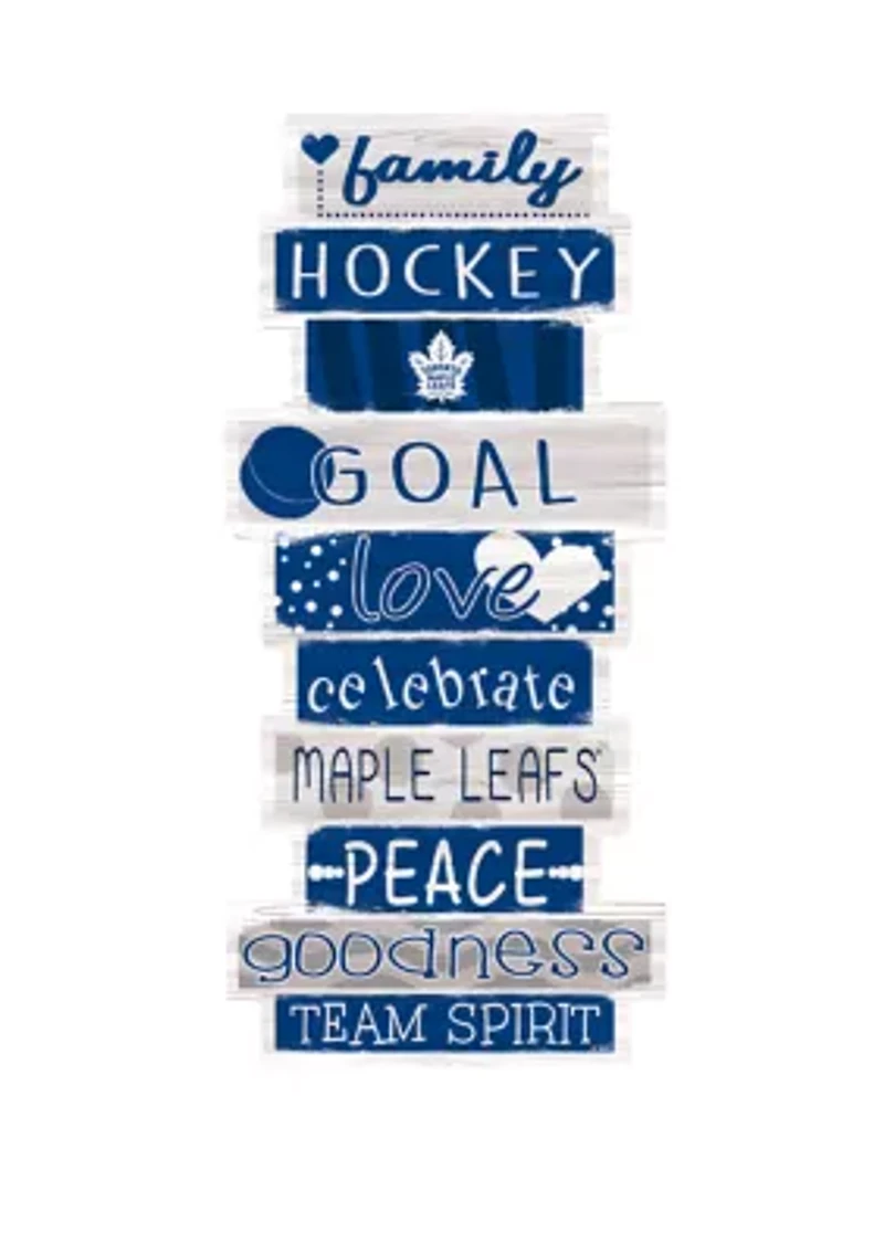 NHL Toronto Maple Leafs 24 Inch Celebrations Stack Sign